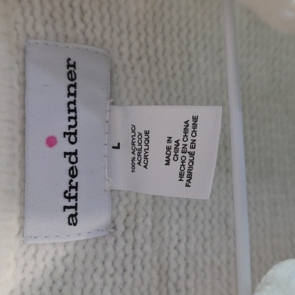 Alfred Dunner White Knit Sweater - Picture 2 of 6